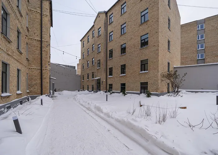 Apartment With Exposed Brick Interior - Stabu Street Apartment