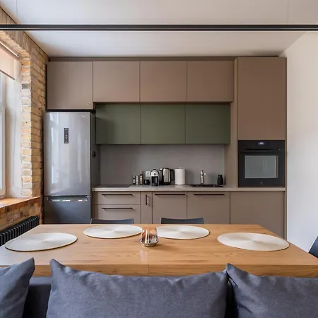 With Exposed Brick Interior - Stabu Street Διαμέρισμα Ρίγα